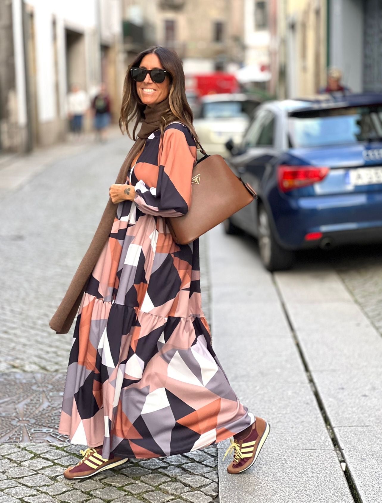 BACK IN STOCK- Vestido comprido com folho