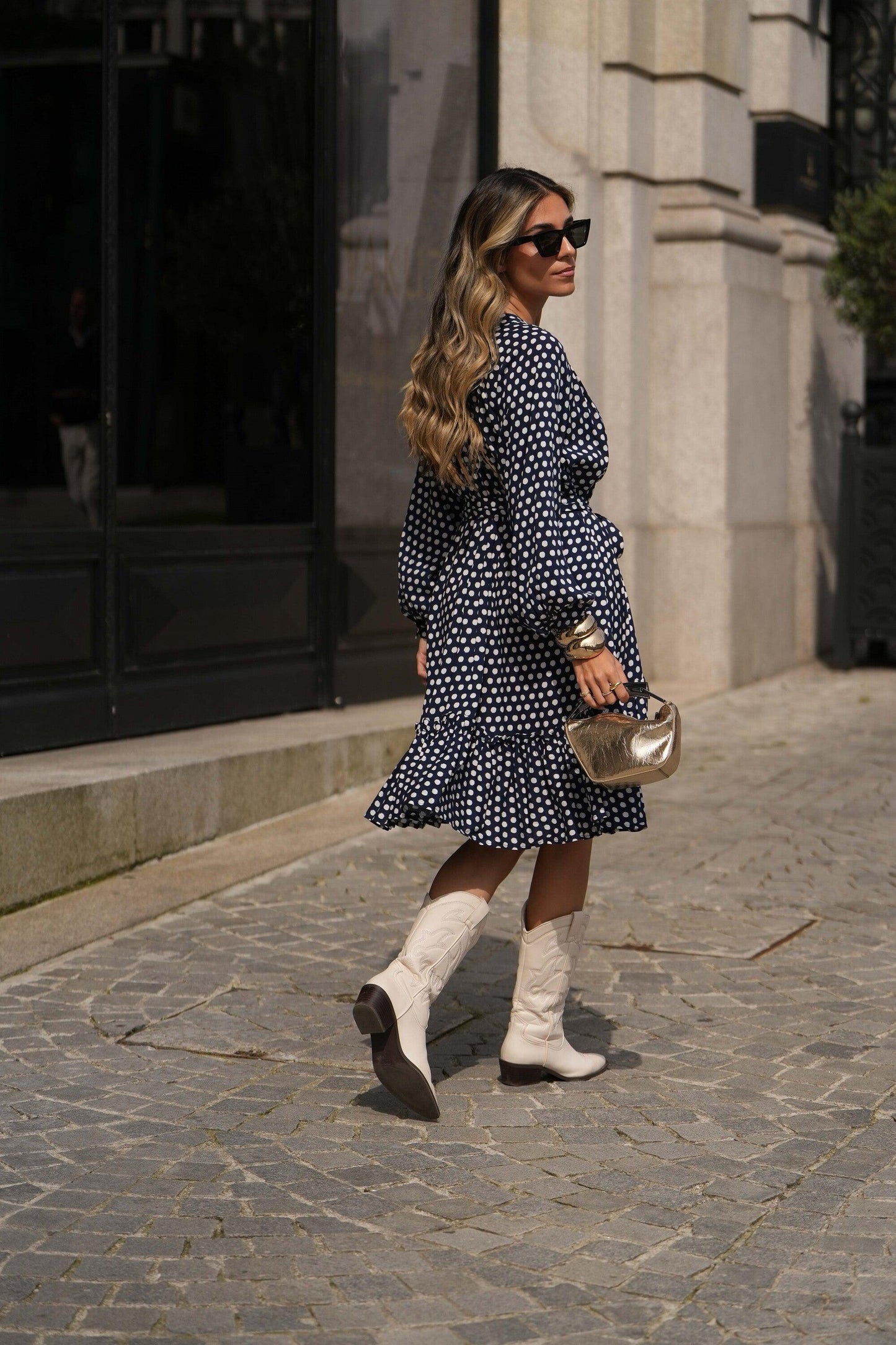 Vestido curto estampado
