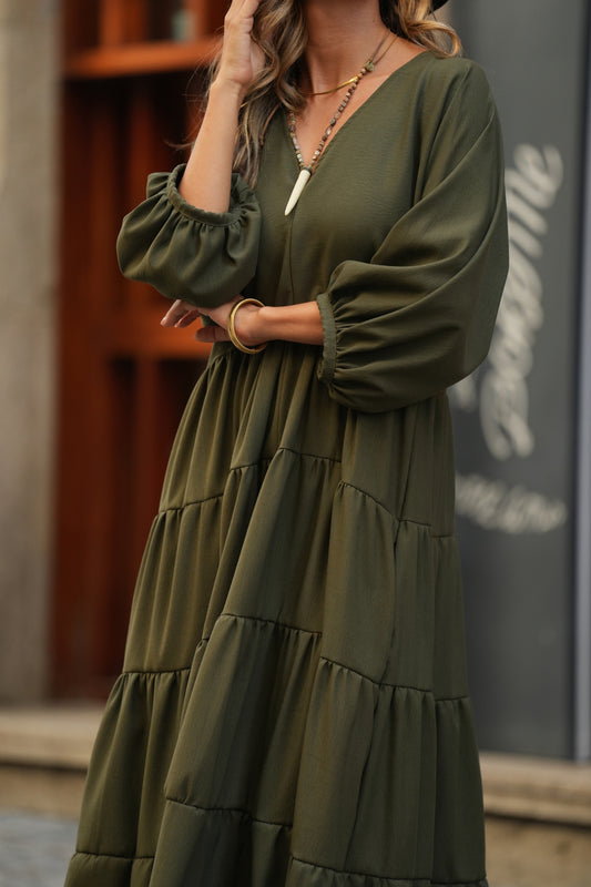 Long necklace with stone