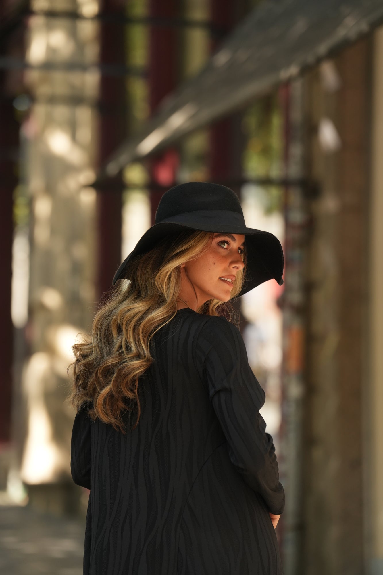 Vestido comprido em malha