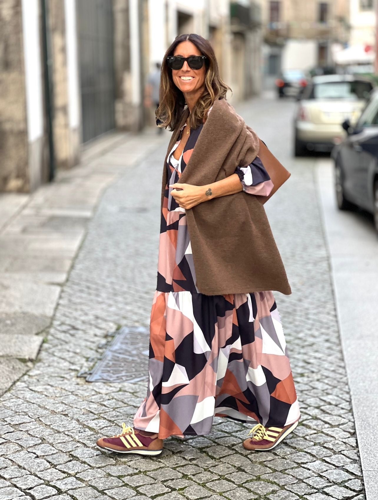 BACK IN STOCK- Vestido comprido com folho