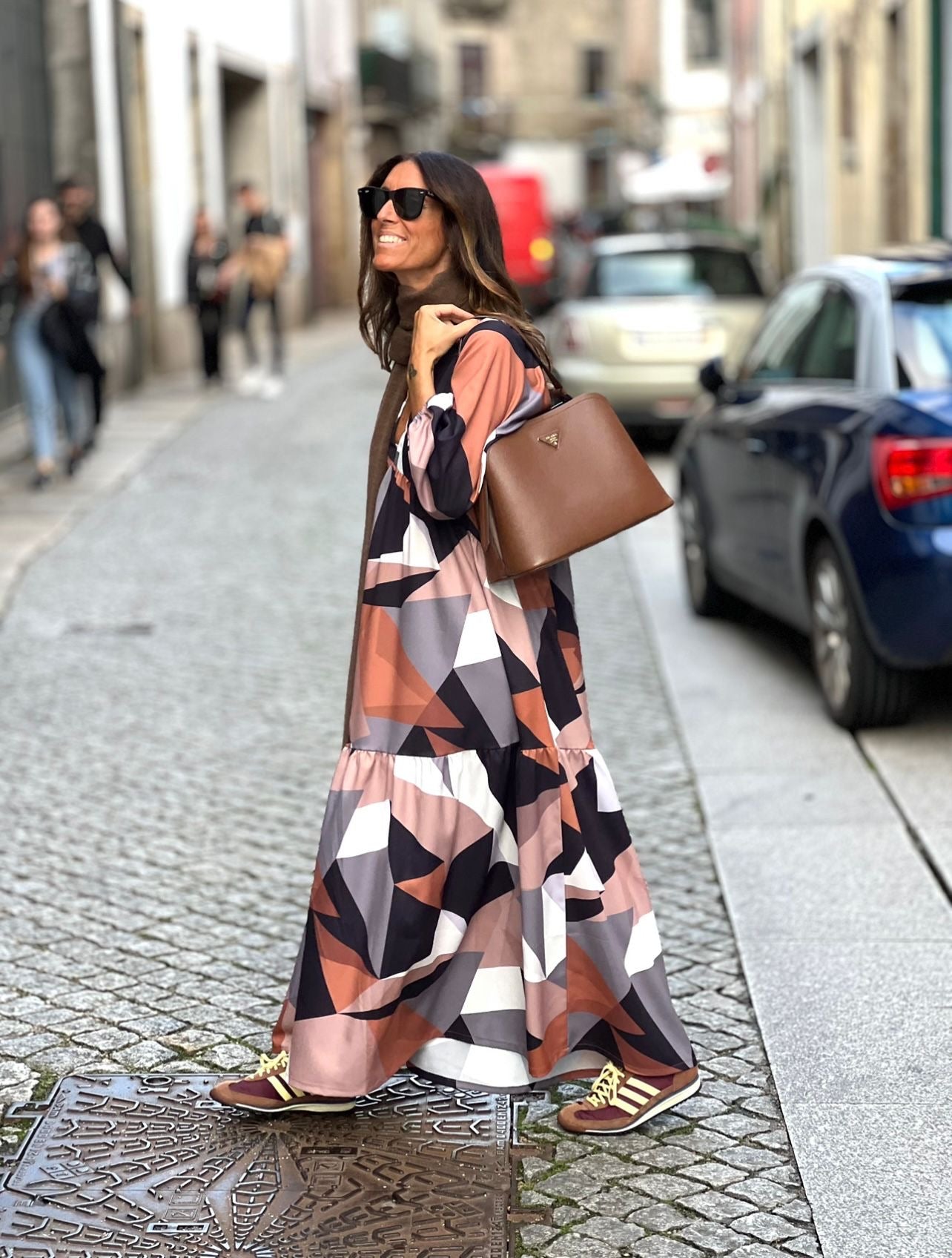 BACK IN STOCK- Vestido comprido com folho