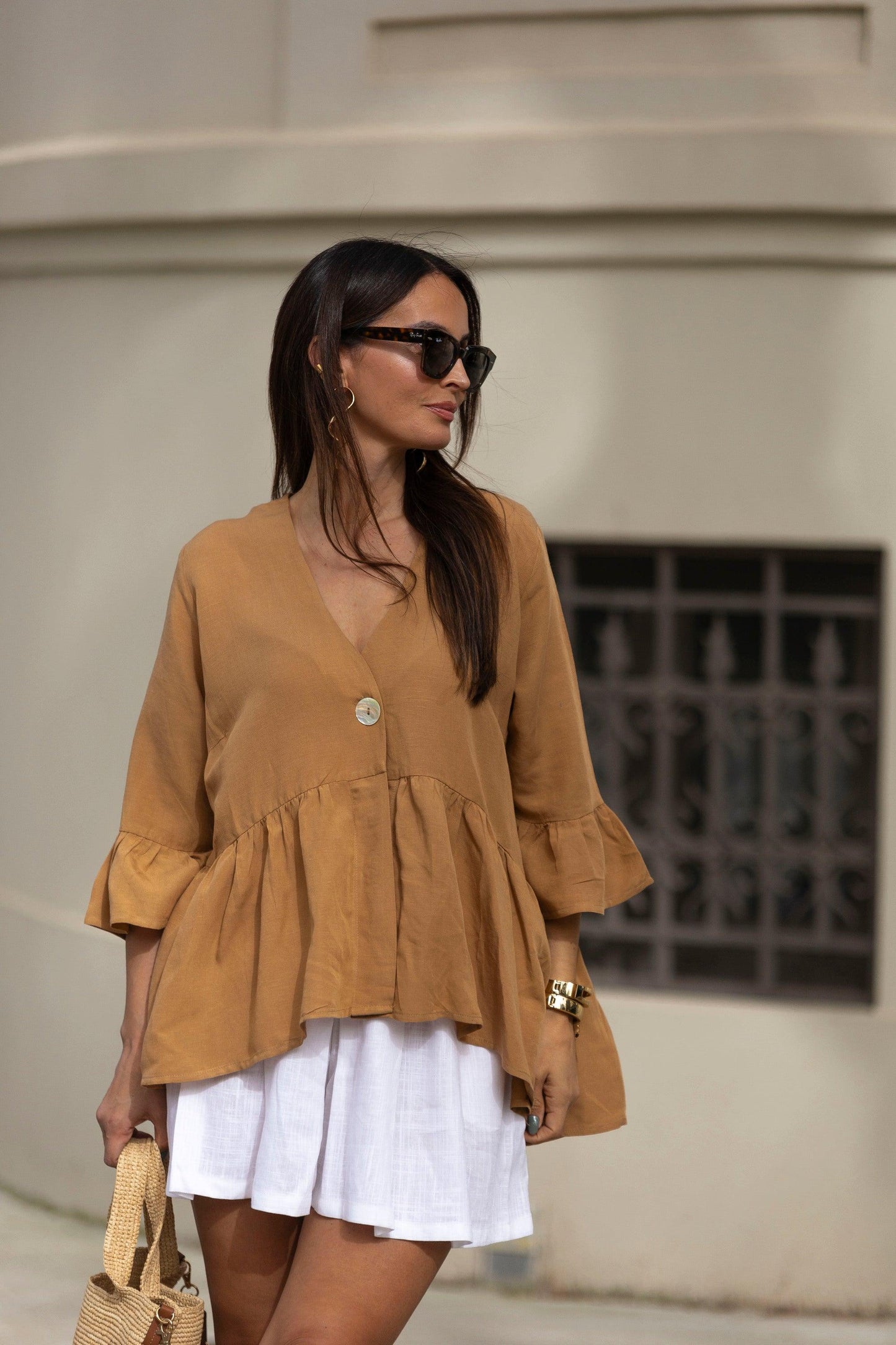 Blusa com botão