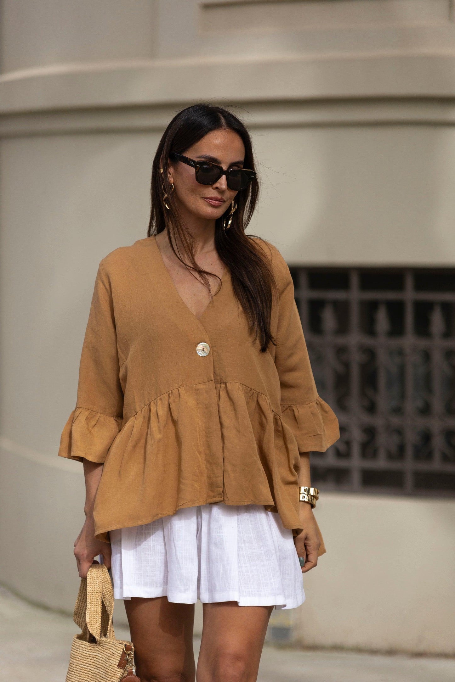Blusa com botão