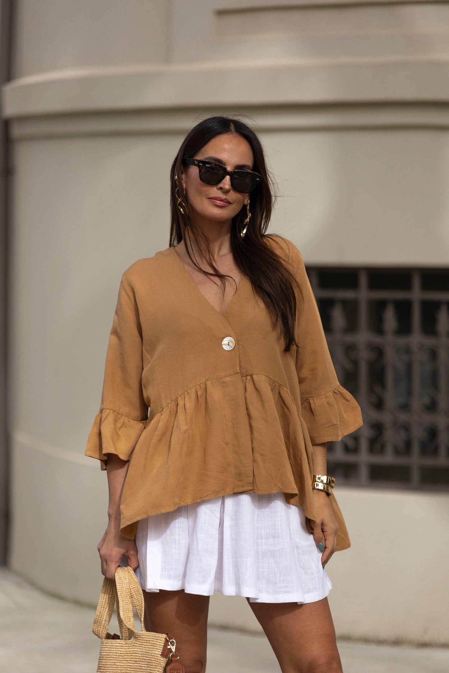 Blusa com botão