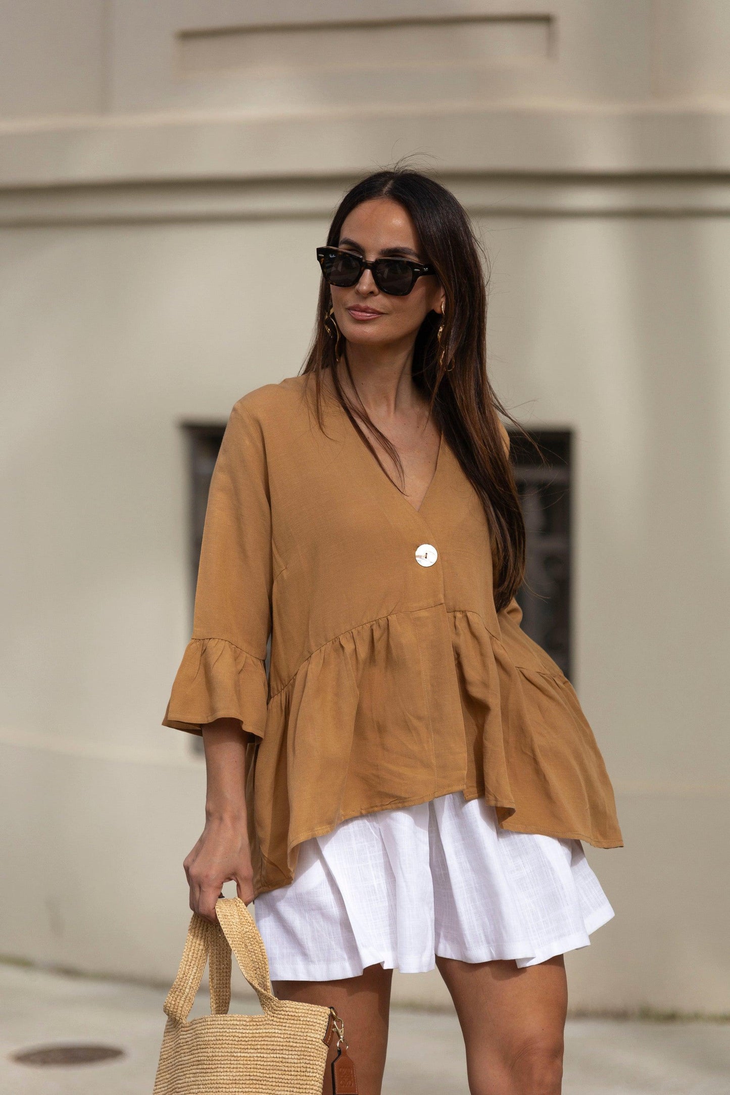 Blusa com botão