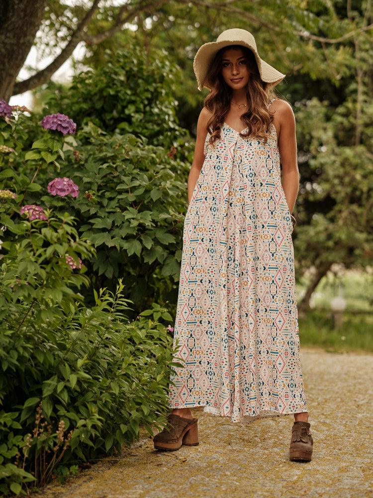 Long strap jumpsuit