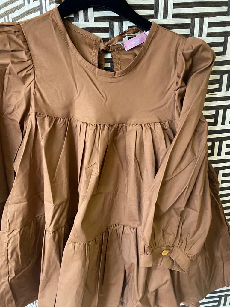 Blusa com manga balão