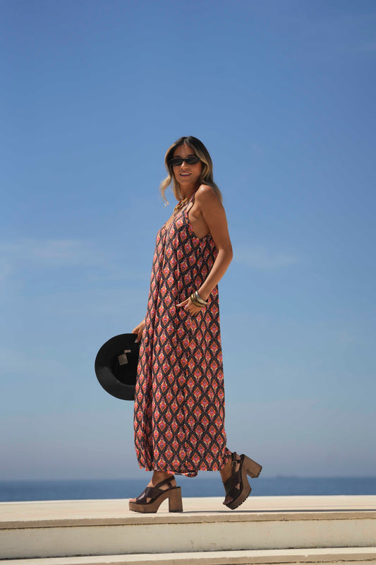 Long knit jumpsuit