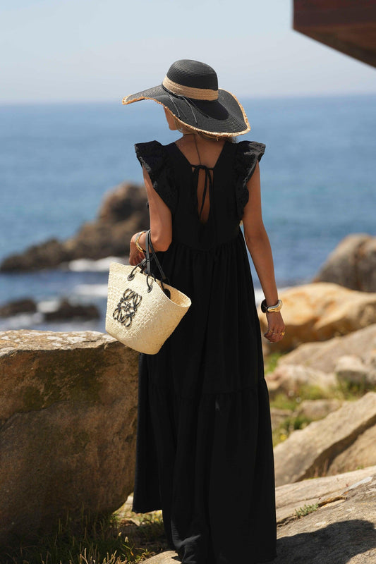Robe longue noire
