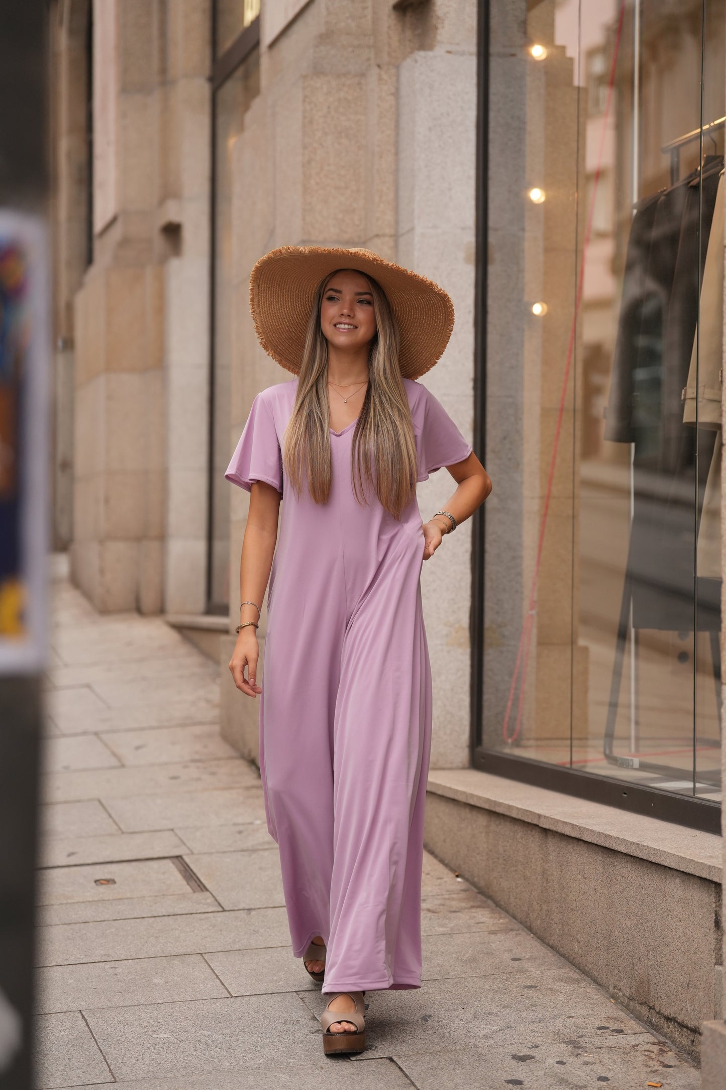 Macacão comprido em malha