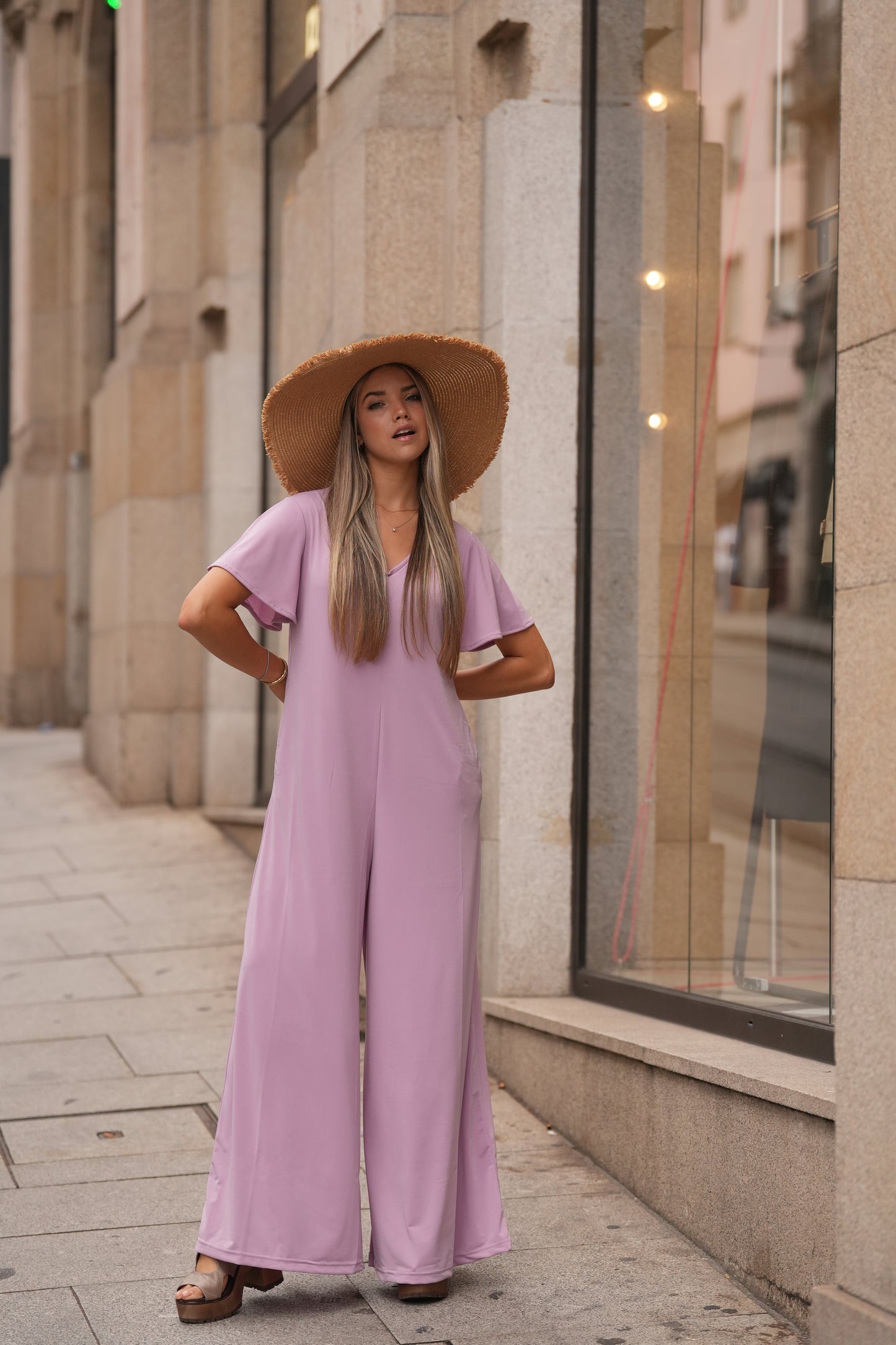 Macacão comprido em malha