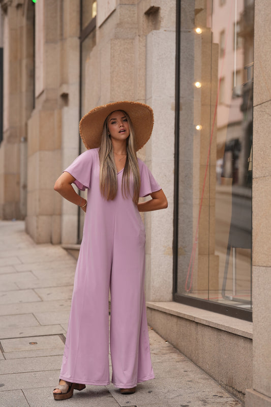 Macacão comprido em malha