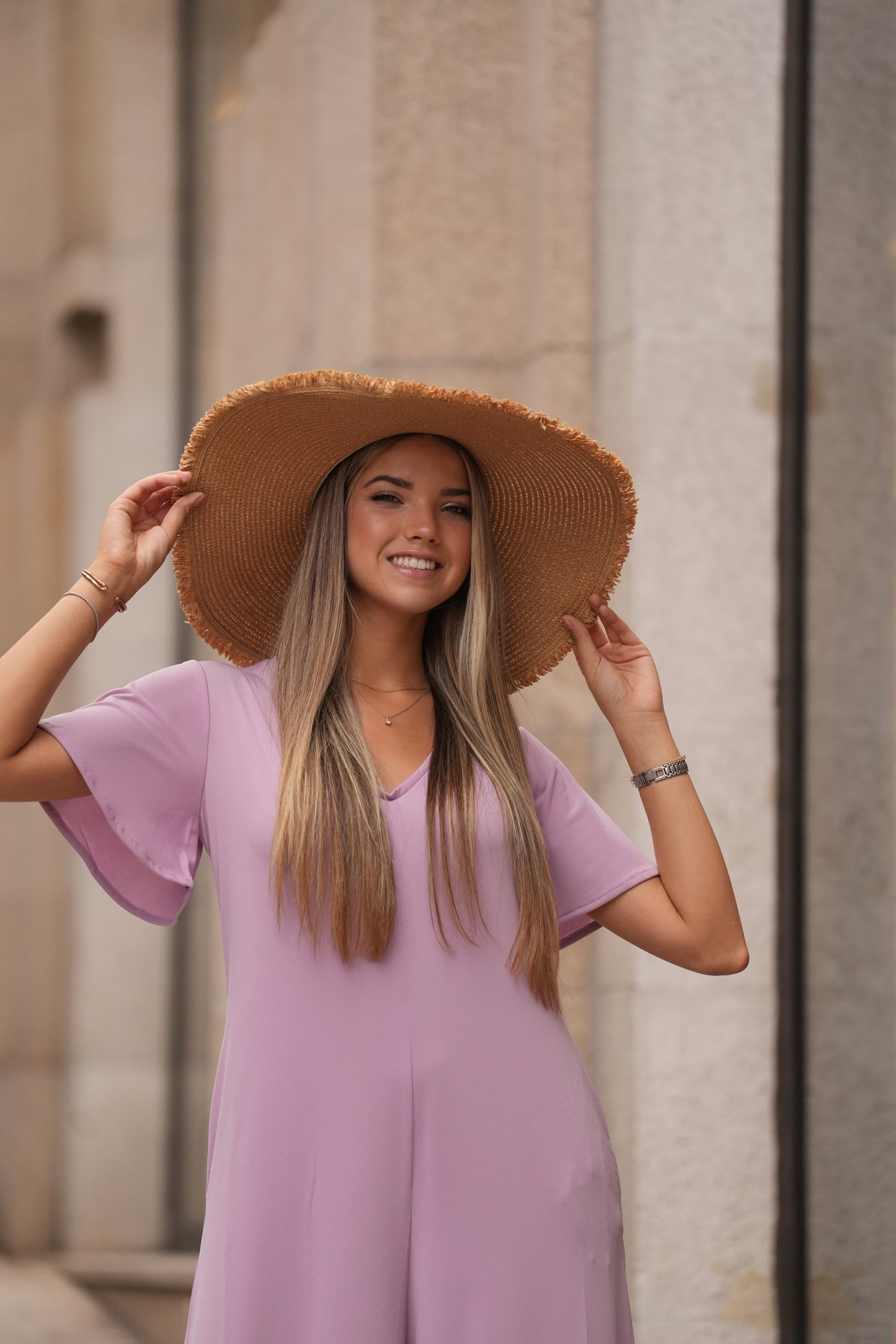 Macacão comprido em malha