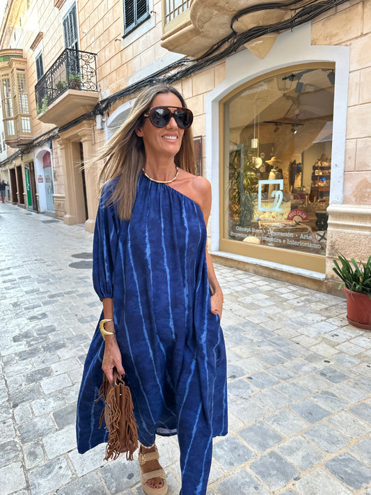 Vestido comprido estampado
