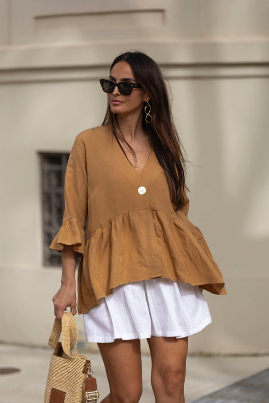 Blusa com botão