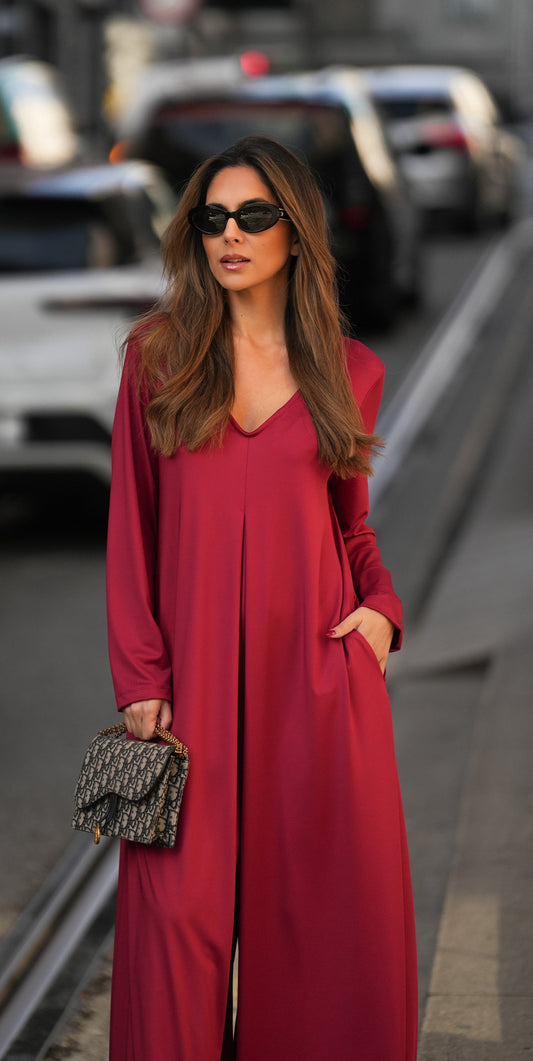 Macacão comprido em malha