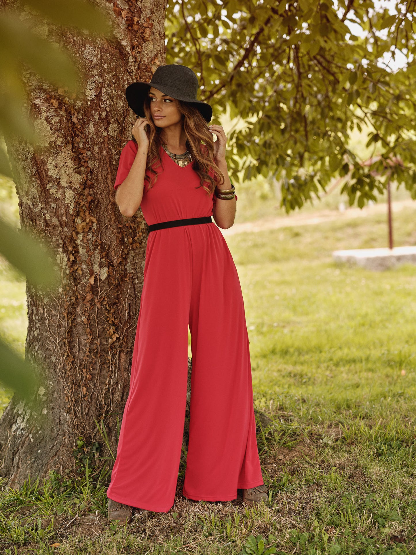 Macacão comprido em malha