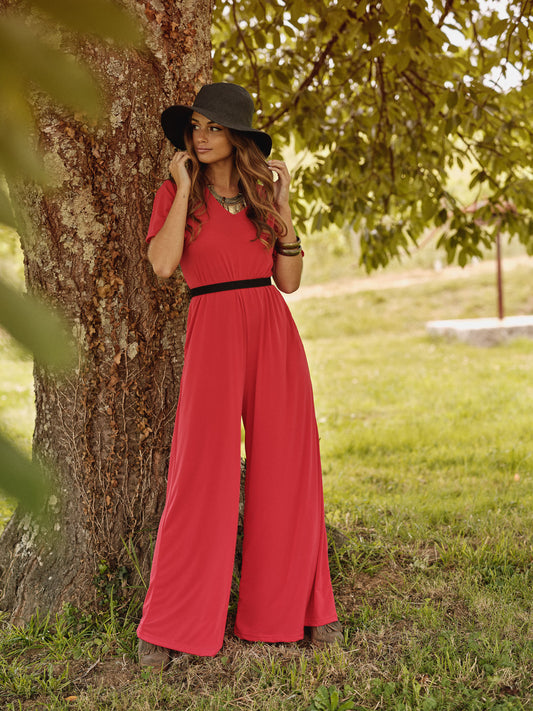 Macacão comprido em malha