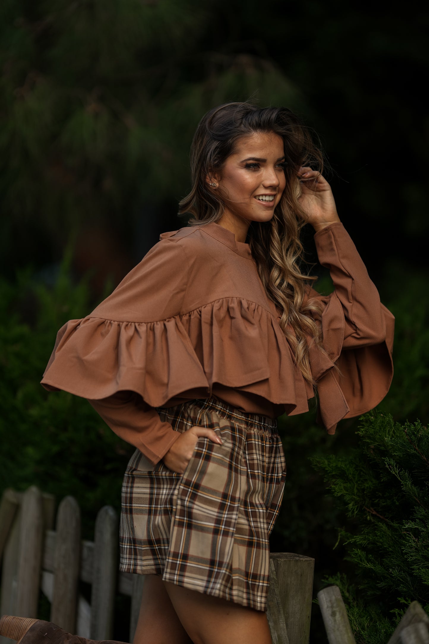Blusa com folho